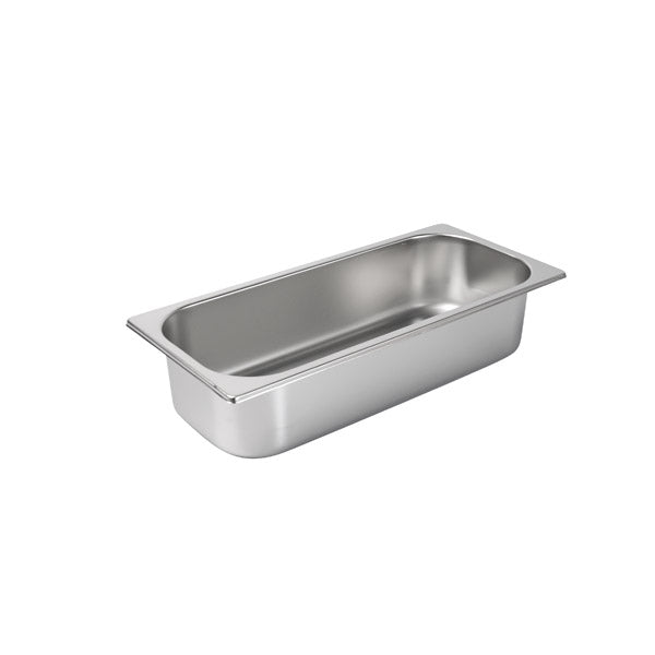 Ice Cream Container - Stainless Steel, 360 x 165 x 80mm, 3.4Lt from CaterChef. made out of Stainless Steel and sold in boxes of 2. Hospitality quality at wholesale price with The Flying Fork! 