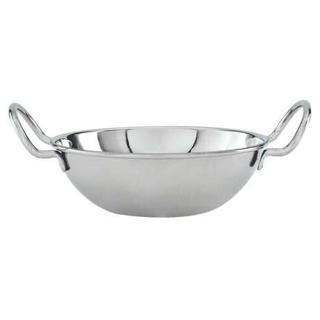 Kadai Bowl-Mini Wok - 18-8, 130mm from TheFlyingFork. Sold in boxes of 1. Hospitality quality at wholesale price with The Flying Fork! 