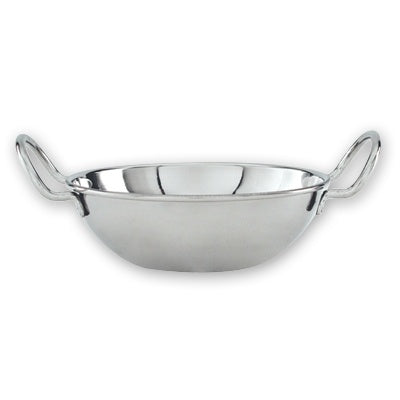 Kadai Bowl-Mini Wok - 18-8, 140mm from TheFlyingFork. Sold in boxes of 1. Hospitality quality at wholesale price with The Flying Fork! 
