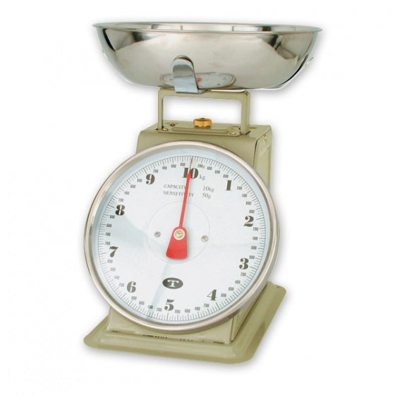 Kitchen Scale - Enamel Body, W-Bowl from TheFlyingFork. Sold in boxes of 1. Hospitality quality at wholesale price with The Flying Fork! 