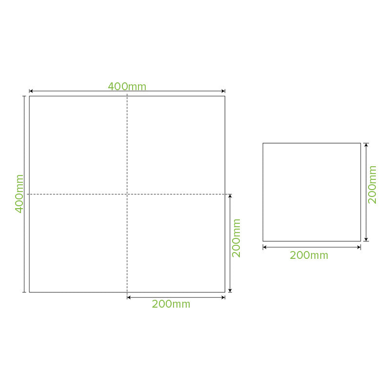 2-ply 1/4 fold corner embossed dinner napkin - FSC Mix - natural - Carton of 1000 units
