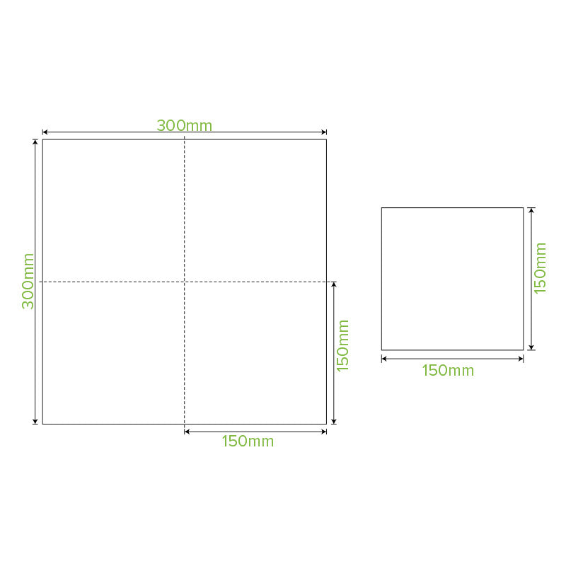 1-ply 1/4 fold lunch napkin - FSC Mix - natural - Carton of 3000 units