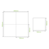 1-ply 1/4 fold lunch napkin - FSC Mix - white - Carton of 3000 units