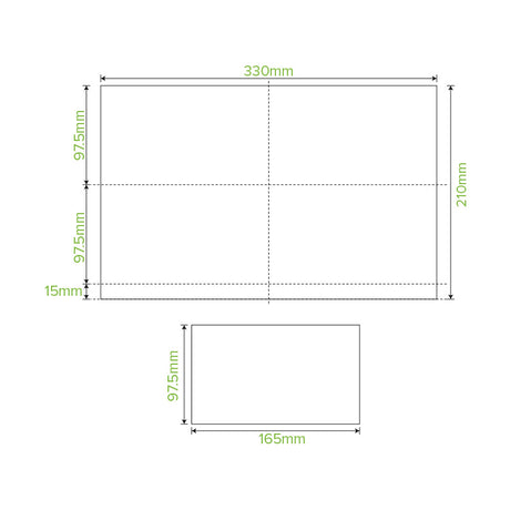 1-ply Single Saver BioDispenser napkin - FSC Mix - white - Carton of 6000 units