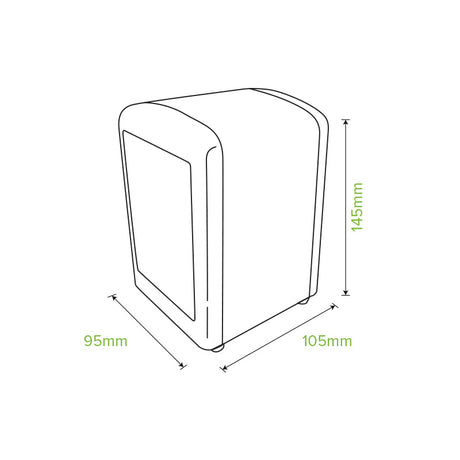 Tall/Compact BioDispenser- Table Top - plain - grey - Carton of 36 units