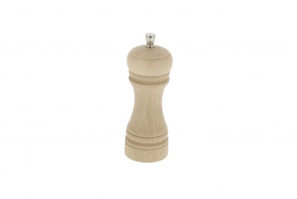 Salt Mill - 140mm, Java, Natural from Marlux. made out of Wood and sold in boxes of 1. Hospitality quality at wholesale price with The Flying Fork! 
