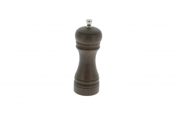 Salt Mill - 140mm, Java, Dark from Marlux. made out of Wood and sold in boxes of 1. Hospitality quality at wholesale price with The Flying Fork! 