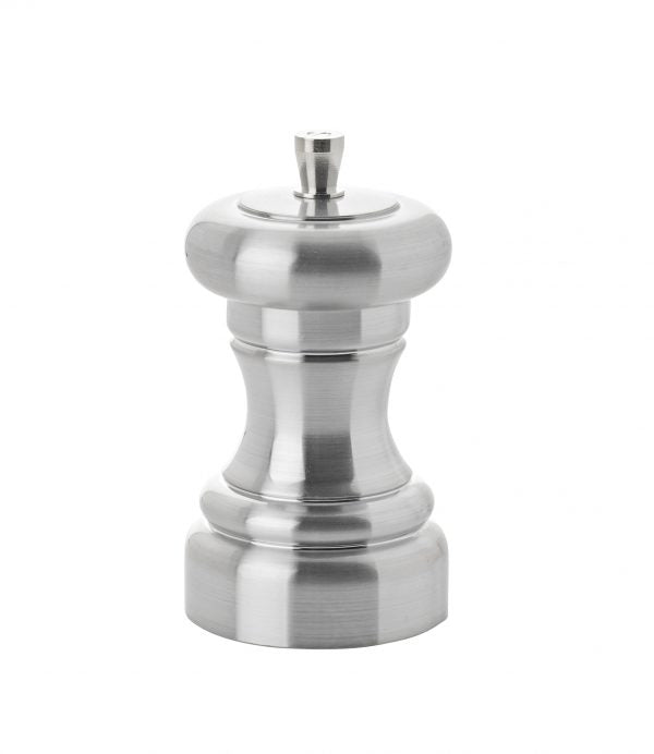 Salt Mill - 100mm, Zumba, Stainless Steel from Marlux. made out of Stainless Steel and sold in boxes of 1. Hospitality quality at wholesale price with The Flying Fork! 