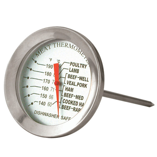 Meat Thermometer - 50mm Dial from CaterChef. Sold in boxes of 1. Hospitality quality at wholesale price with The Flying Fork! 