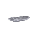 Medium Oval Weathered Pewter Platter, 260x155mm from Cheforward. Sold in boxes of 12. Hospitality quality at wholesale price with The Flying Fork! 