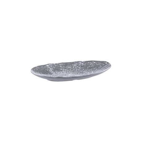 Medium Oval Weathered Pewter Platter, 260x155mm from Cheforward. Sold in boxes of 12. Hospitality quality at wholesale price with The Flying Fork! 