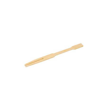 Mini Fork - Bamboo, 90mm (100 pack) from Trenton. Sold in boxes of 12. Hospitality quality at wholesale price with The Flying Fork! 