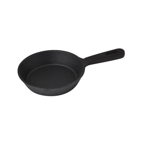 Mini Round Frypan - Cast Iron, 125 x 28mm from Moda. Sold in boxes of 1. Hospitality quality at wholesale price with The Flying Fork! 