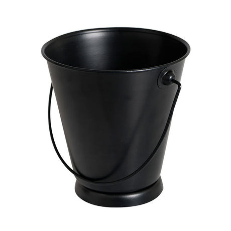Mini Round Pail - Black, 125 x 130mm (890ml) from Moda. Sold in boxes of 1. Hospitality quality at wholesale price with The Flying Fork! 