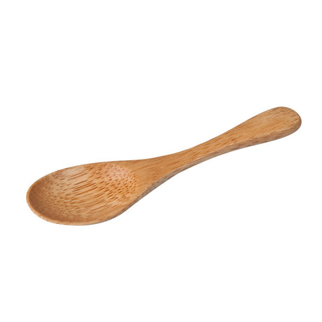 Mini Spoon - Bamboo, 90mm from TheFlyingFork. Sold in boxes of 1. Hospitality quality at wholesale price with The Flying Fork! 