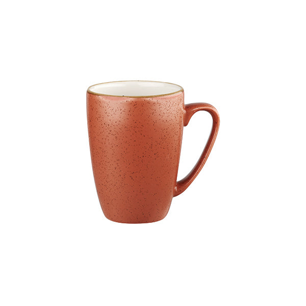 Mug - 340ml, Spiced Orange, Stonecast from Churchill. made out of Porcelain and sold in boxes of 6. Hospitality quality at wholesale price with The Flying Fork! 