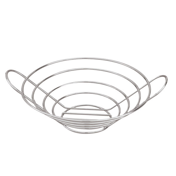 Multi - Purpose Basket - Chrome, 245 x 80mm from TheFlyingFork. Sold in boxes of 1. Hospitality quality at wholesale price with The Flying Fork! 