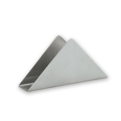 Napkin Holder - S-S, Triangular from TheFlyingFork. Sold in boxes of 1. Hospitality quality at wholesale price with The Flying Fork! 