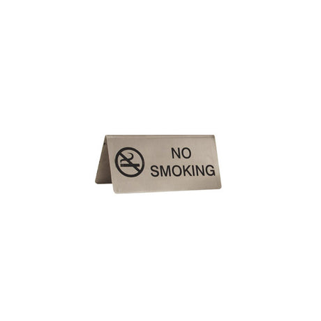 No Smoking Sign - S-S, A - Frame, 100 x 43mm from TheFlyingFork. Sold in boxes of 1. Hospitality quality at wholesale price with The Flying Fork! 