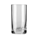 dimple based hi-ball glass on clear background