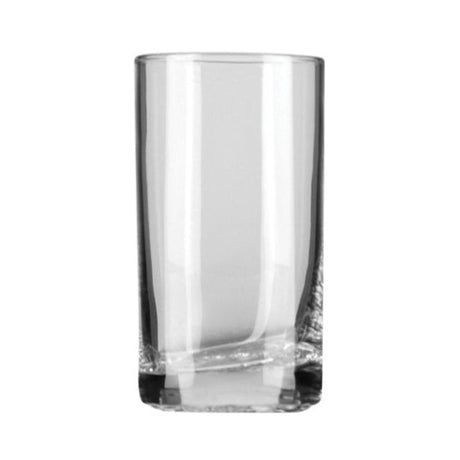 dimple based hi-ball glass on clear background