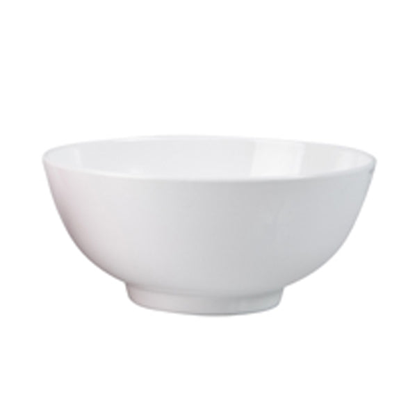 Noodle Bowl - White, 175mm from Ryner Melamine. Sold in boxes of 12. Hospitality quality at wholesale price with The Flying Fork! 