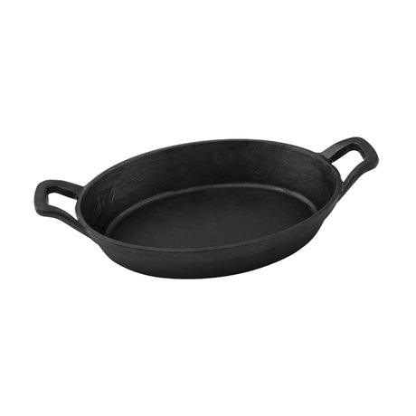Oval Gratin - Cast Iron, 212 x 44mm from Moda. Sold in boxes of 1. Hospitality quality at wholesale price with The Flying Fork! 
