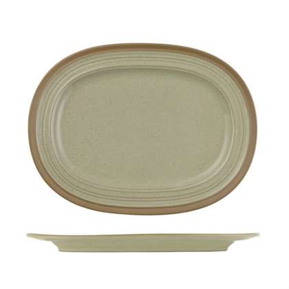 Oval Plate - 320 x 235mm from Art de Cuisine. made out of Porcelain and sold in boxes of 6. Hospitality quality at wholesale price with The Flying Fork! 