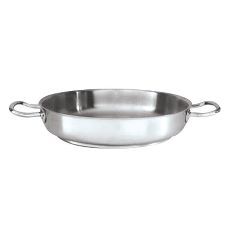 Paella Pan - 18-10, No Cover, 240 x 60mm-2.7Lt from Pujadas. Sold in boxes of 1. Hospitality quality at wholesale price with The Flying Fork! 