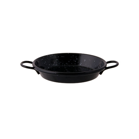 Paella Pan - Enamelled, 100mm from Pujadas. Sold in boxes of 1. Hospitality quality at wholesale price with The Flying Fork! 
