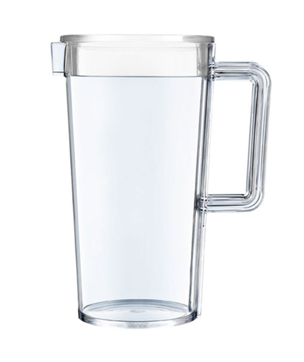 Palm Unbreakable Jug and White Lid 1.3Lt from Palm Products. made out of Tritan - BPA Free and sold in boxes of 4. Hospitality quality at wholesale price with The Flying Fork! 