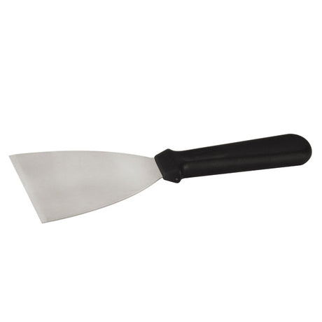 Pan Scraper - S-S, 110 x 80mm from TheFlyingFork. Sold in boxes of 1. Hospitality quality at wholesale price with The Flying Fork! 