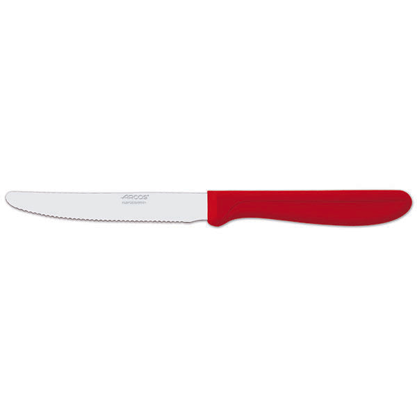Paring-Steak Knife Red Handle, 110mm from Arcos. Sold in boxes of 1. Hospitality quality at wholesale price with The Flying Fork! 