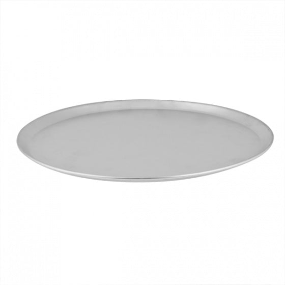 Pizza Plate - Alum., Tapered, 230mm-9" from TheFlyingFork. Sold in boxes of 12. Hospitality quality at wholesale price with The Flying Fork! 