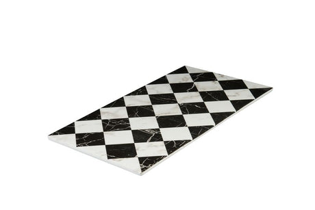 Flat Rectangular Platter, 325 x 176mm, Melamine - Checkered from Ryner Melamine.