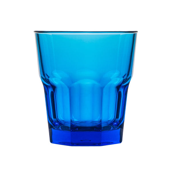 Polycarbonate Rock Tumbler 240ml - Blue (PS4BLU) from Polysafe. made out of Polycarbonate and sold in boxes of 24. Hospitality quality at wholesale price with The Flying Fork! 