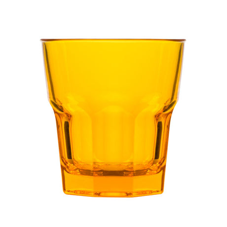 Polycarbonate Rock Tumbler 240ml - Yellow (PS4YEL) from Polysafe. made out of Polycarbonate and sold in boxes of 24. Hospitality quality at wholesale price with The Flying Fork! 