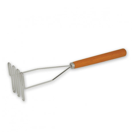 Potato Masher - Wood Handle, 430mm from TheFlyingFork. Sold in boxes of 1. Hospitality quality at wholesale price with The Flying Fork! 