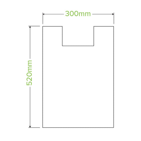 8L bin liner - 355x220 - 0.018mm - 40x25 - green - Carton of 1000 units