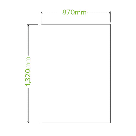 50L bin liner - Compostable - Carton of 540