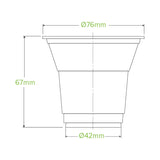 150ml cup - clear - Carton of 2000 units