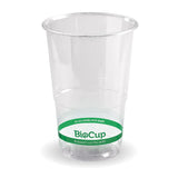 Biocup - Clear, 280ml (Box of 2000) from BioPak. Compostable, made out of Bioplastic and sold in boxes of 1. Hospitality quality at wholesale price with The Flying Fork! 