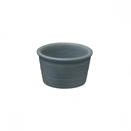 Ramekin - Ribbed, 85x50mm, Zuma Denim from Zuma. ribbed, made out of Ceramic and sold in boxes of 6. Hospitality quality at wholesale price with The Flying Fork! 