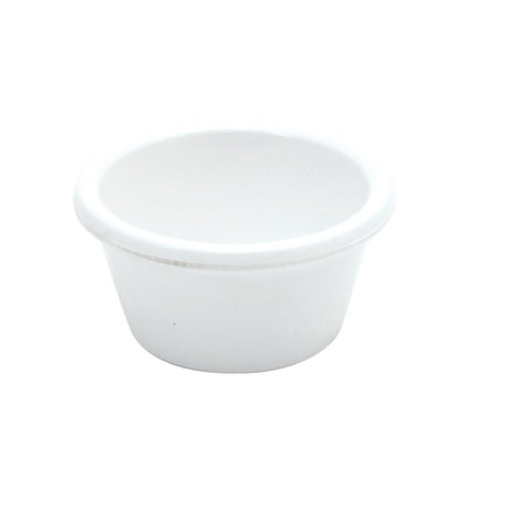 Ramekin - White, 63 x 40mm-45ml from Ryner Melamine. made out of Melamine and sold in boxes of 72. Hospitality quality at wholesale price with The Flying Fork! 