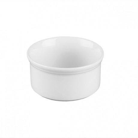 Ramekin - 90ml, White, Churchill from Churchill. made out of Porcelain and sold in boxes of 24. Hospitality quality at wholesale price with The Flying Fork! 