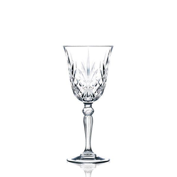 Red Wine Glass - 270ml, Melodia from RCR Cristalleria. made out of Glass and sold in boxes of 6. Hospitality quality at wholesale price with The Flying Fork! 