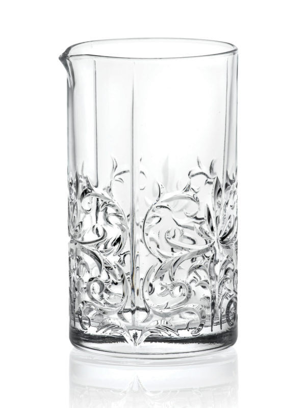 Cocktail Mixing Glass - 650ml, Tattoo from RCR Cristalleria. made out of Glass and sold in boxes of 4. Hospitality quality at wholesale price with The Flying Fork! 