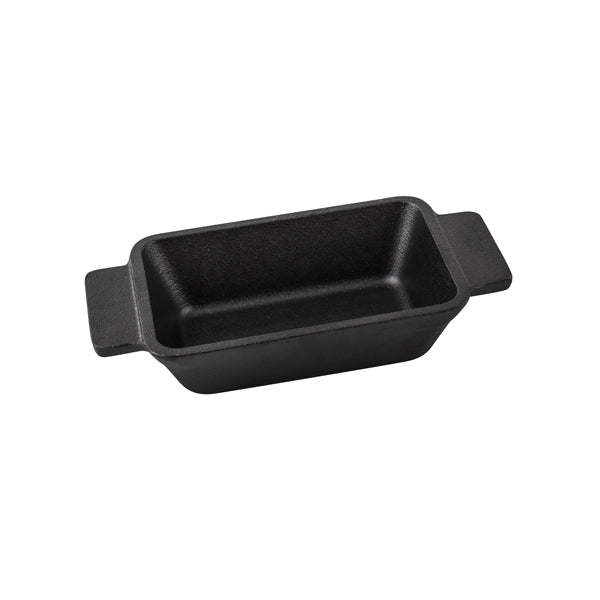 Rectangular Baker - Cast Iron, 134 x 90 x 37mm from Moda. Sold in boxes of 1. Hospitality quality at wholesale price with The Flying Fork! 