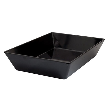 Rect. Deep Dish - Black, 350 x 250 x 70mm from Ryner Melamine. Sold in boxes of 3. Hospitality quality at wholesale price with The Flying Fork! 