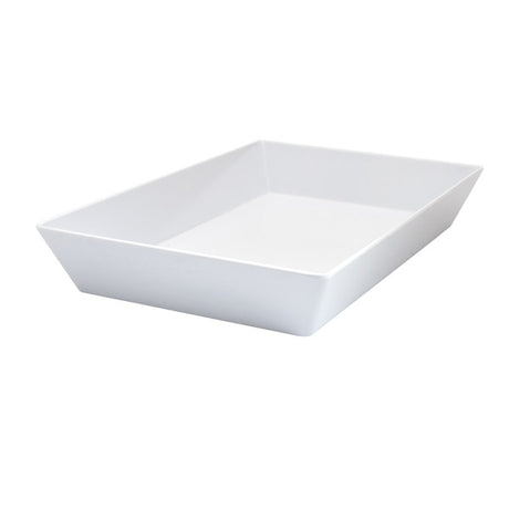 Rect. Deep Dish - White, 450 x 300 x 70mm from Ryner Melamine. Sold in boxes of 2. Hospitality quality at wholesale price with The Flying Fork! 